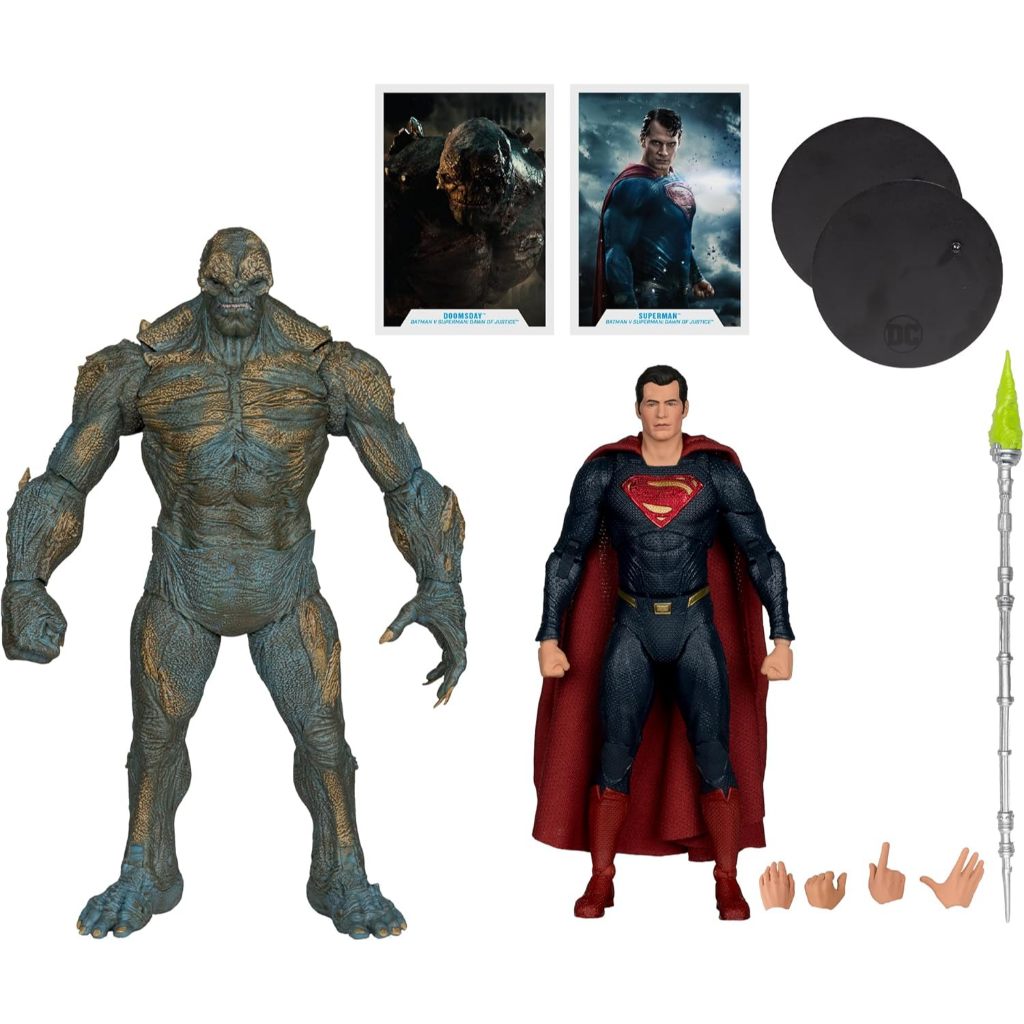 McFarlane Toys - DC Multiverse Doomsday & Superman 2pk (Batman V Superman: Dawn of Justice) 7in Acti