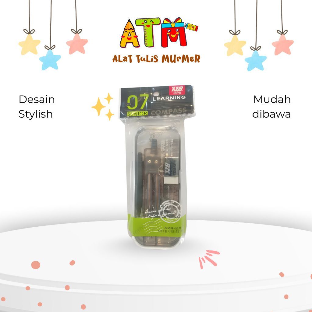 

Penngaris Busur/Penggaris/Compas Ruler Type XZB 9600