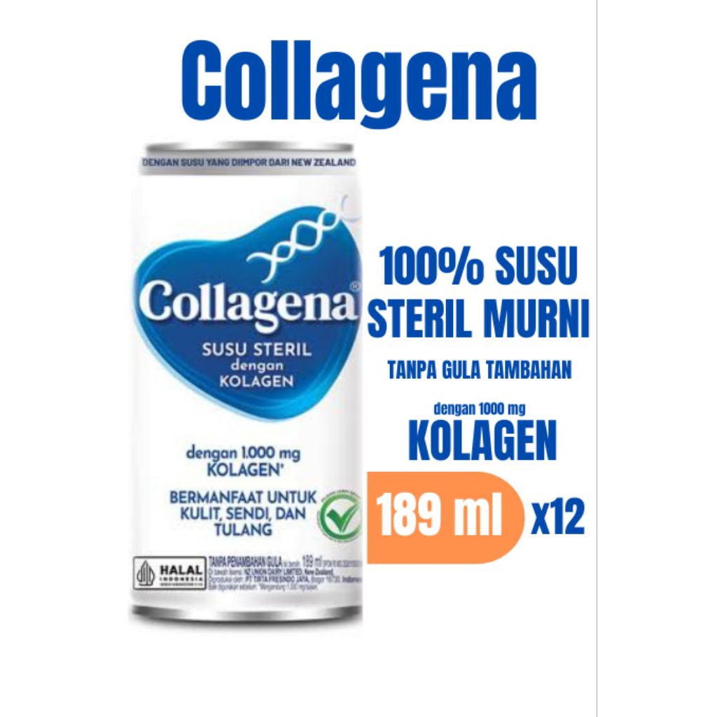 

Susu Steril Collagena 189ml x 12