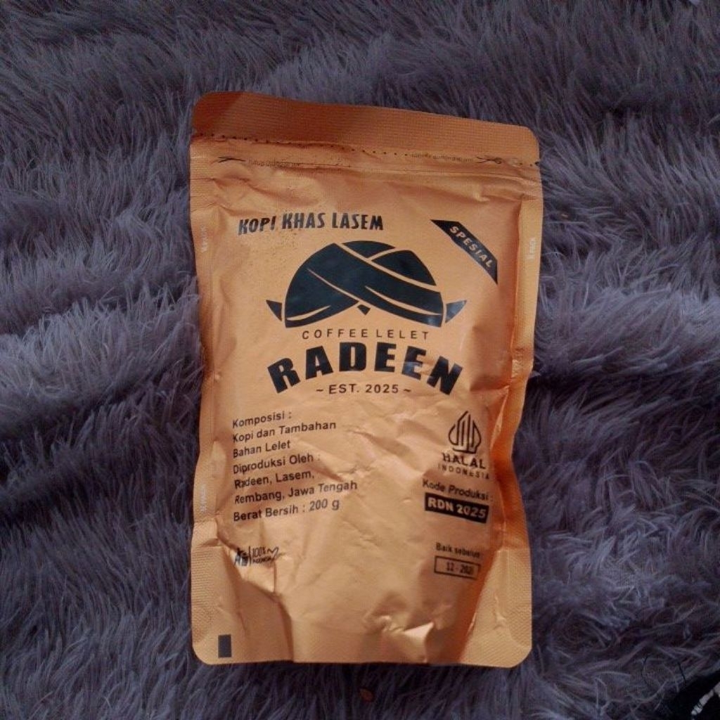

KOPI LELET RADEN KHAS LASEM PEKAT DAN HALUS 200g