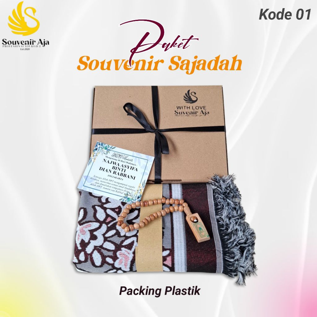 Sovenir Tahlilan 1000 Hari | Tahlil 100 Hari | Tahlil 40 Hari | Sovenir Sajadah | Hampers Sajadah
