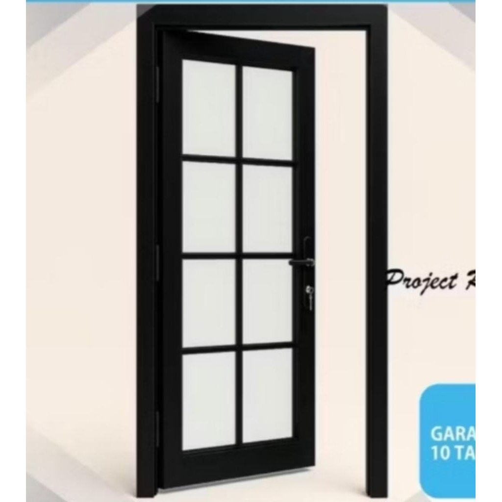 PINTU ALUMUNIUM (pintu kamar mandi) VARIASI KACA bisa custom ukuran (free packingbkayu)