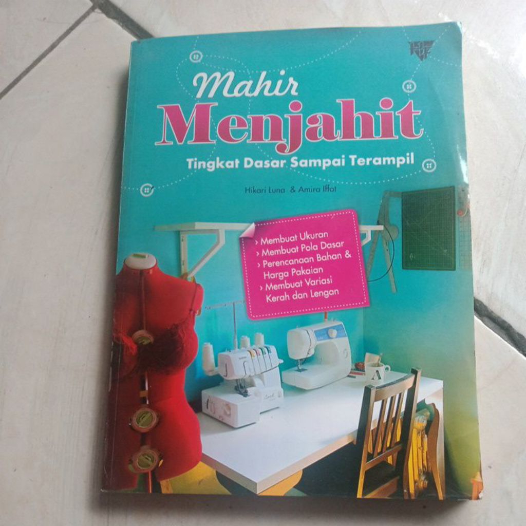 buku Mahir menjahit tingkat dasar sampai terampil