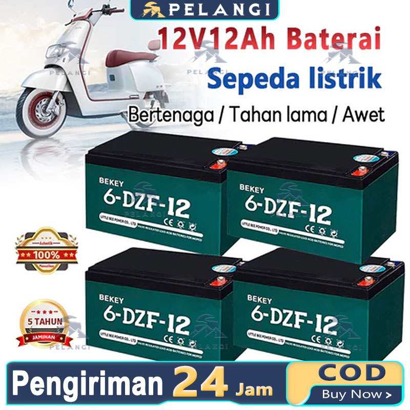 AKI SEPEDA LISTRIK/BATERAI SEPEDA LISTRIK BEKEY 12V/12Ah 12V/20AH