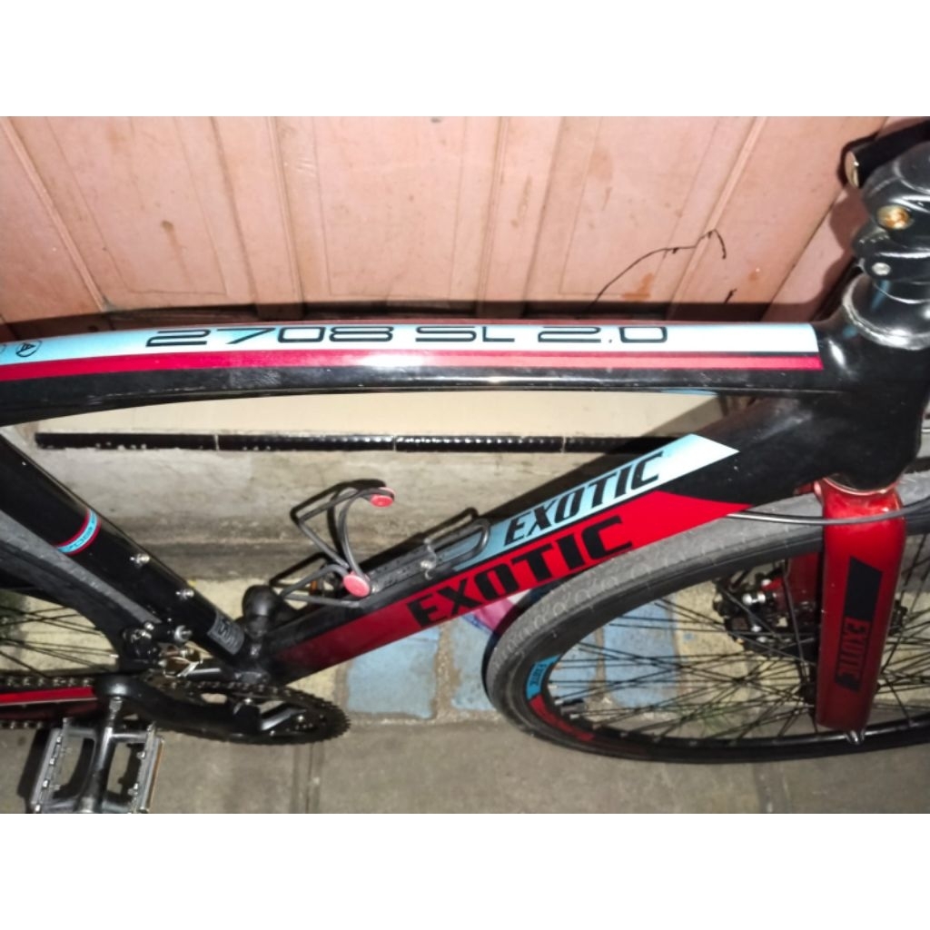 sepeda roadbike exotic doublecakram alloy