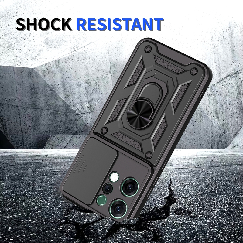 OPPO RENO 14 | 14F | 14PRO | 10 | PRO | PRO+ | 6 4G 5G HYBRID CASE SLIDE CAMERA PROTECTOR SHOCKPROOF