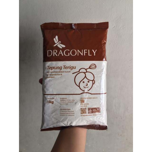 

Tepung Terigu Dragonfly kemasan 1kg