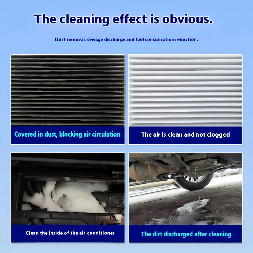 Bluberry02 Pembersih Ac Mobil Ac Cleaner Mobil & Rumah Air Refresher Mobil Ac Cleaner Spray