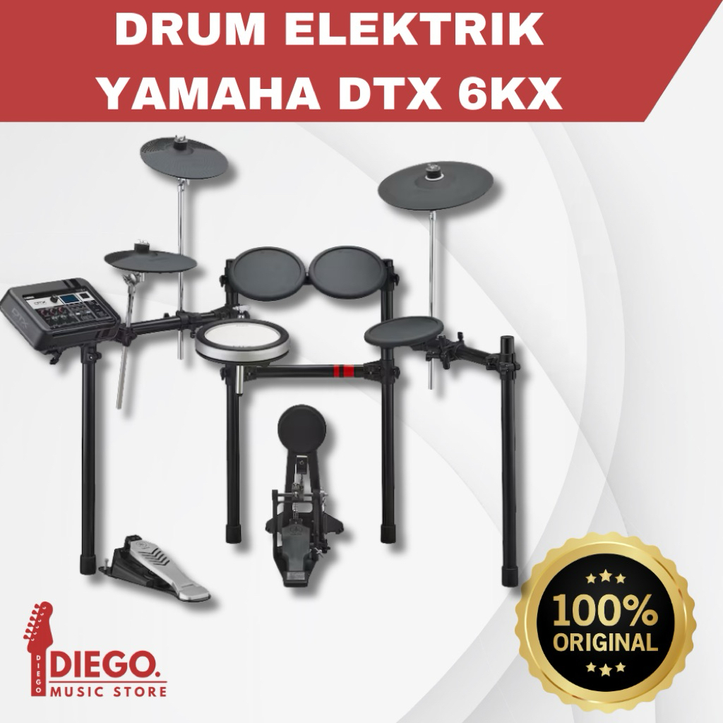 DRUM ELEKTRIK YAMAHA DTX6KX (tanpa pedal)