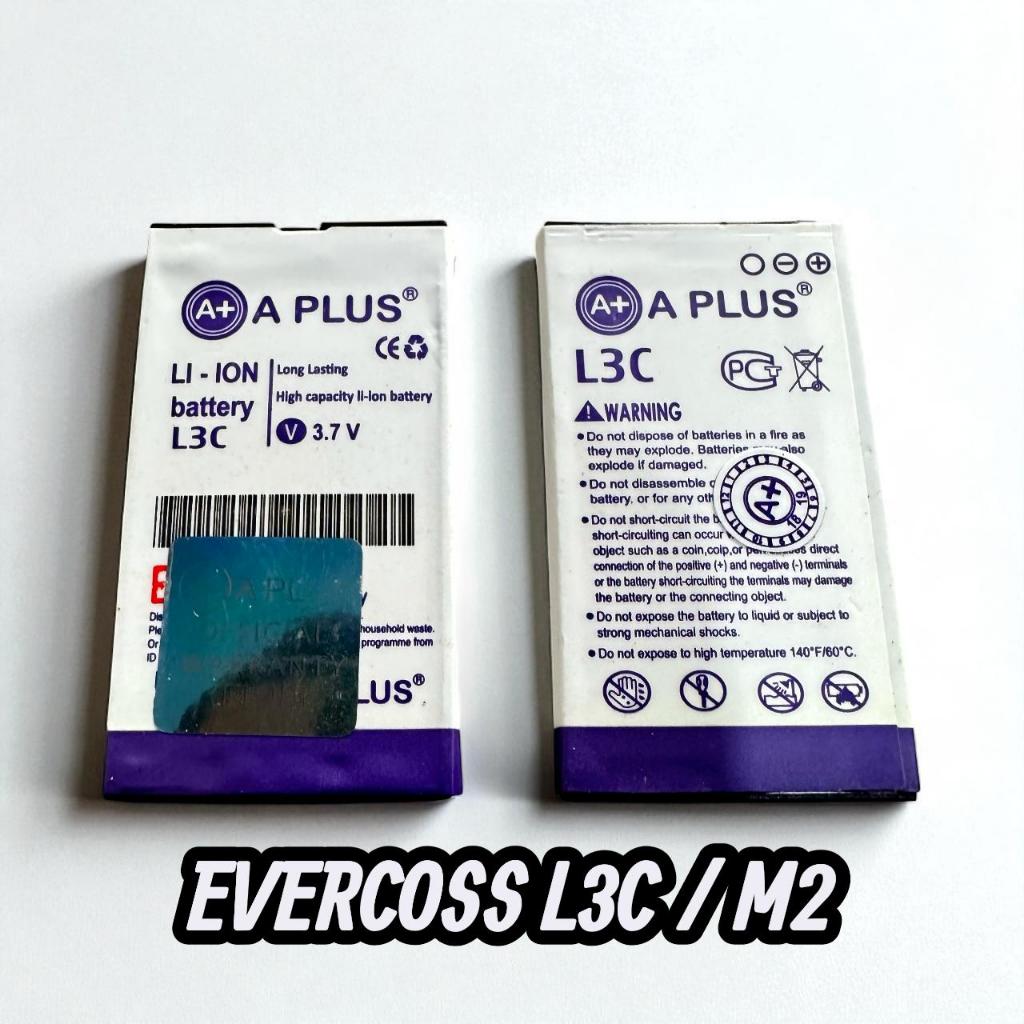 Baterai Battery High Quality Evercoss M2 L3C Model Korek Api Connector Samping Hp Mini Jadul Bergara