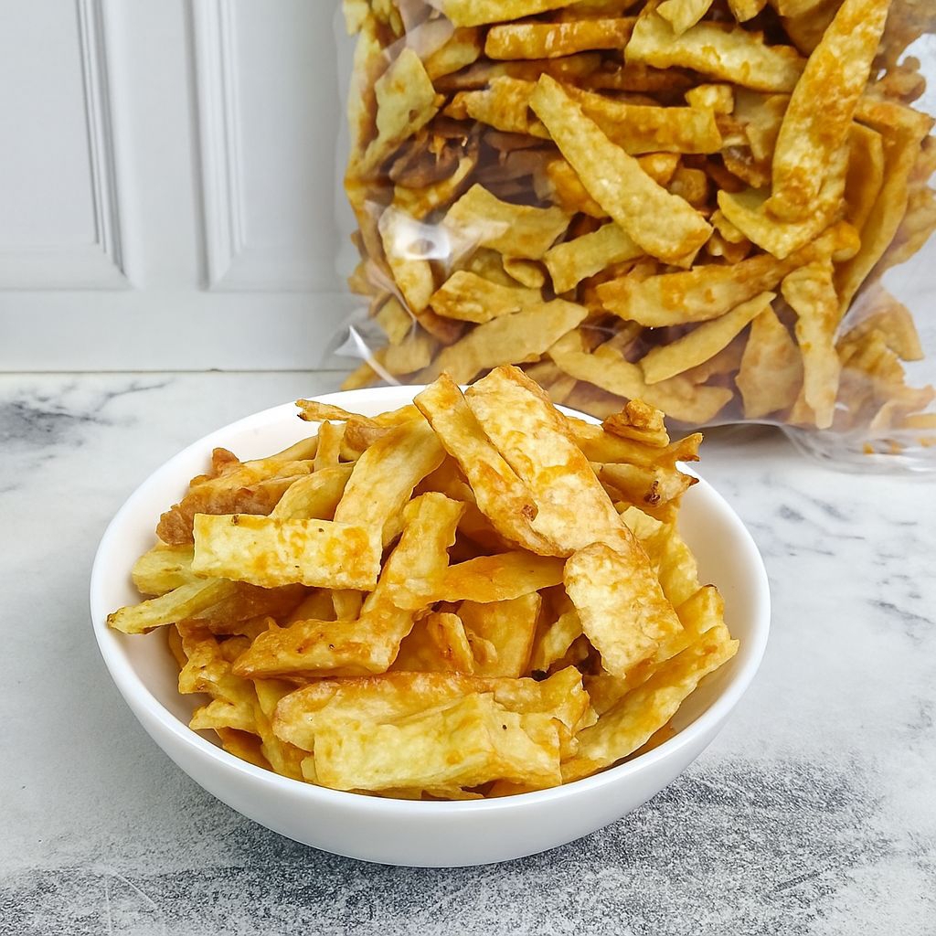 

Manggleng Pedas Manis 250gr - Kriuknya Bikin Nagih!