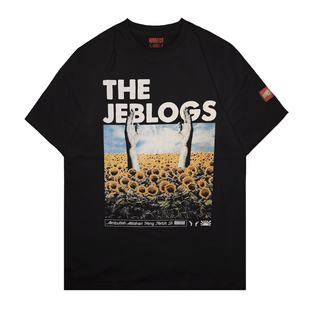 The Jeblogs "Live Rebelfest 2025" Kaos Katun M-2XL