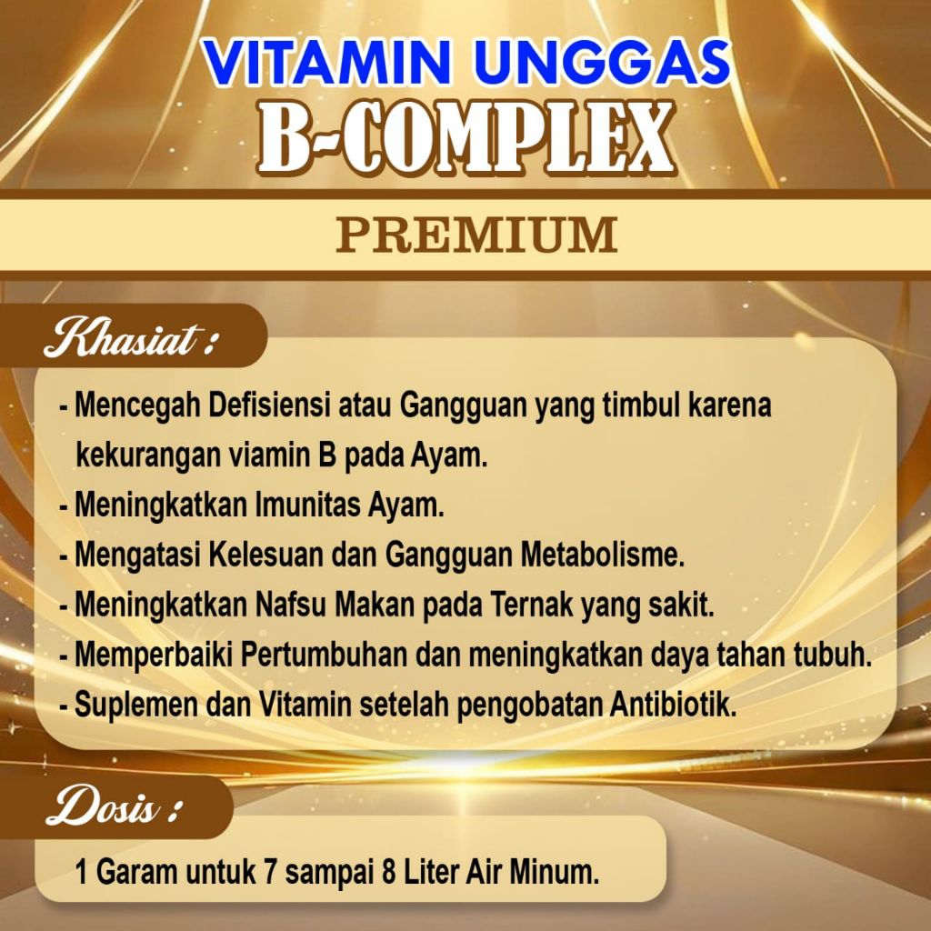 

Vitamin B complex unggas