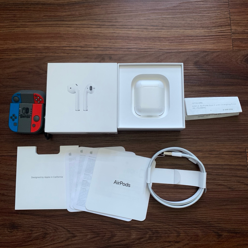 Apple AirPods 2 Ibox Fullset | Kondisi Mulus & Original