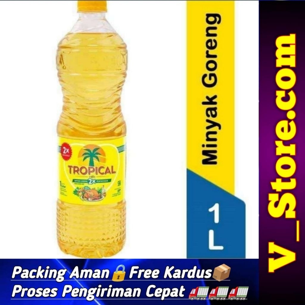 

TROPICAL Botol 1L Minyak Goreng Kemasan Botol