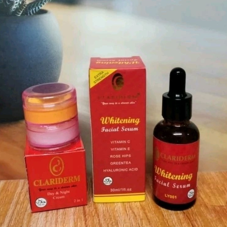 paket cream clariderm 3in1 serum