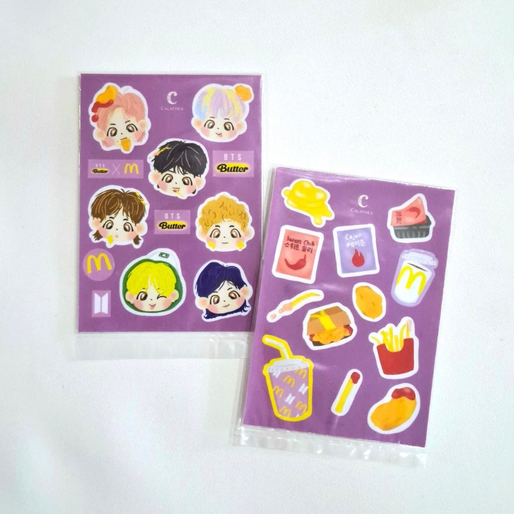 

Sticker Sheet Kpop BTS/ Sticker Pack Kpop Idol Bangtan Boys/ Sticker Aesthetic Jurnal Diary Scrapbook/ Stiker Dekor Buku Diary/ Sticker Cute Glossy