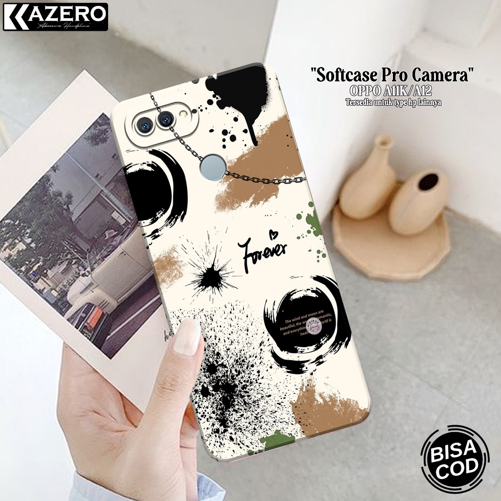 Case Hp OPPO A11K / OPPO A12 Fashion Case Aesthetic Silikon Pro Camera Softcase OPPO A11K / OPPO A12