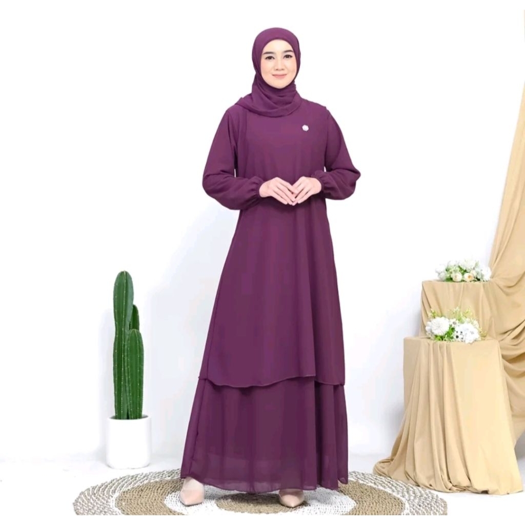 Karissa gamis malaysia jumbo ld 110 120 130 140