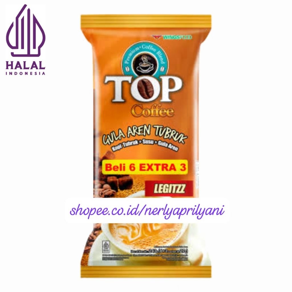 

TOP Coffe Gula Aren Tubruk Legitzz beli 6 gratis 3 (9x27gr)