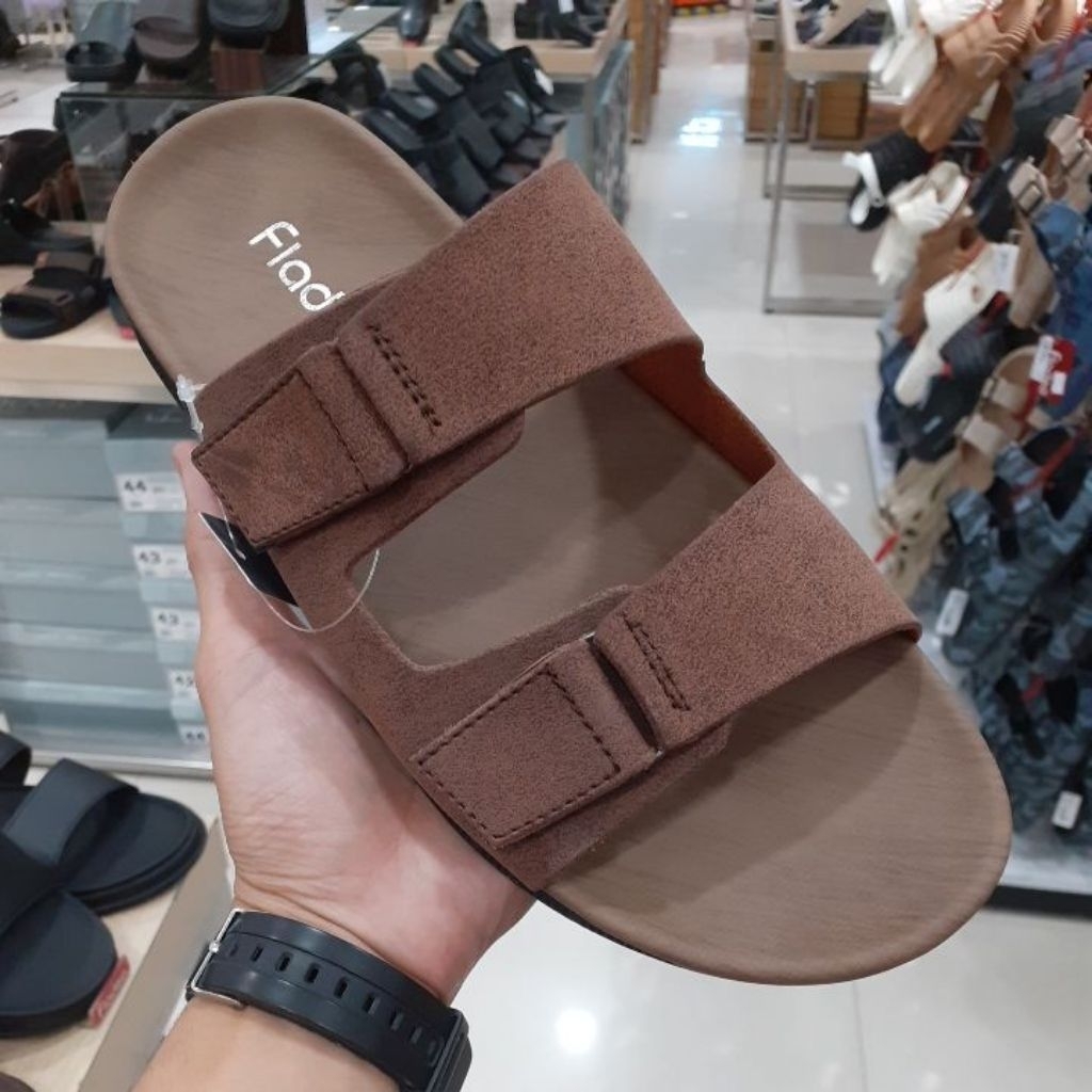 Sandal Pria slop (FLADEOI) ✔️ Terbaru 39-44 (100% ORIGINAL)