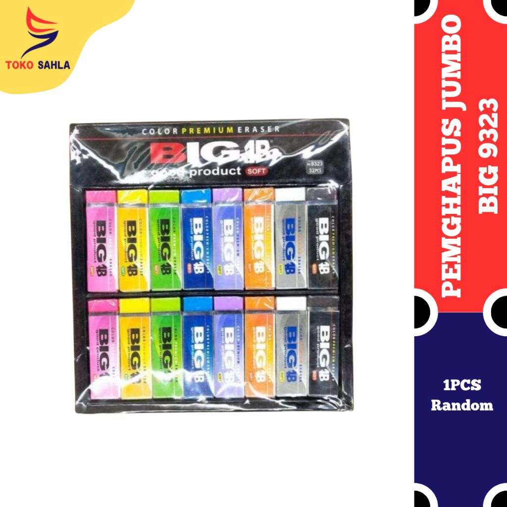 

Penghapus joyko/Big / penghapus warna warni / penghapus gangsing murah berkualitas