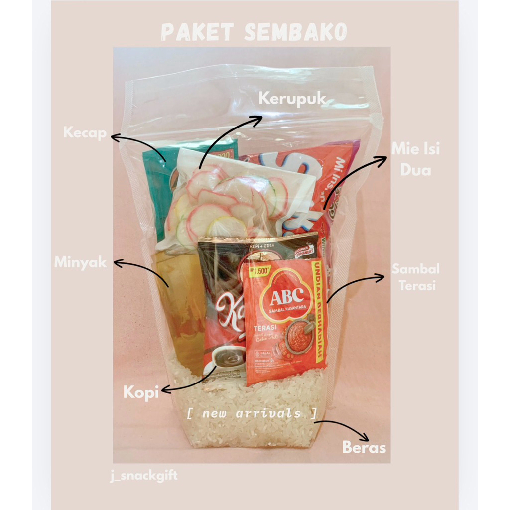 Paket Sembako Jumat berkah / anak kosan / paket tahlil / paket syukuran