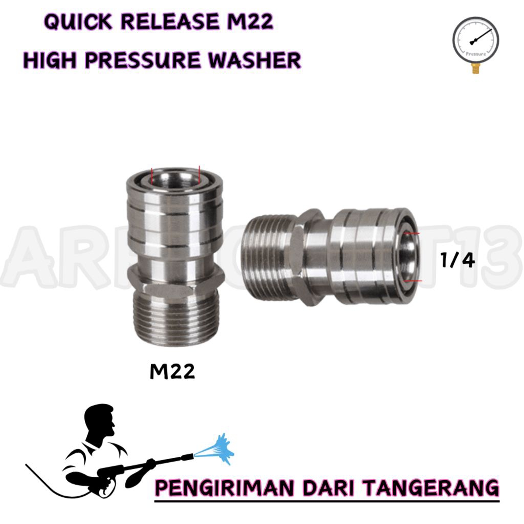 QUICK RELEASE JET WASHER M22 NEW