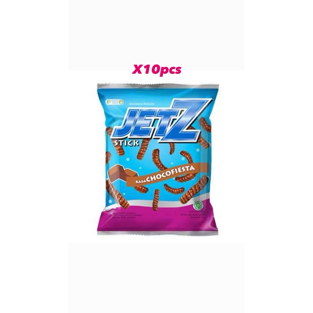 JetZ stick snack rasa cokelat 1 renceng isi 10bks|Cod Gratis Ongkir|Snack Grosir|Grosiran Snack|