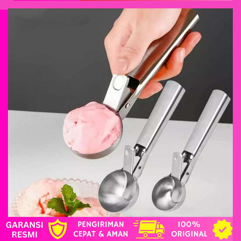 Sendok Es Krim - Sendok Cetak Scoope Es Krim & Buah | Sendok Takar Es Krim Bahan Stainless Steel