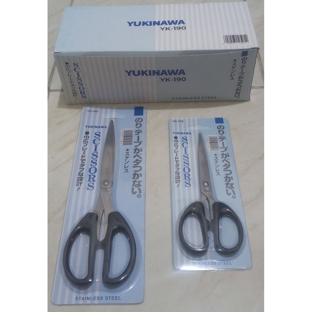 

Gunting Kertas||Ukuran besar dan tanggung merk YUKINAWA