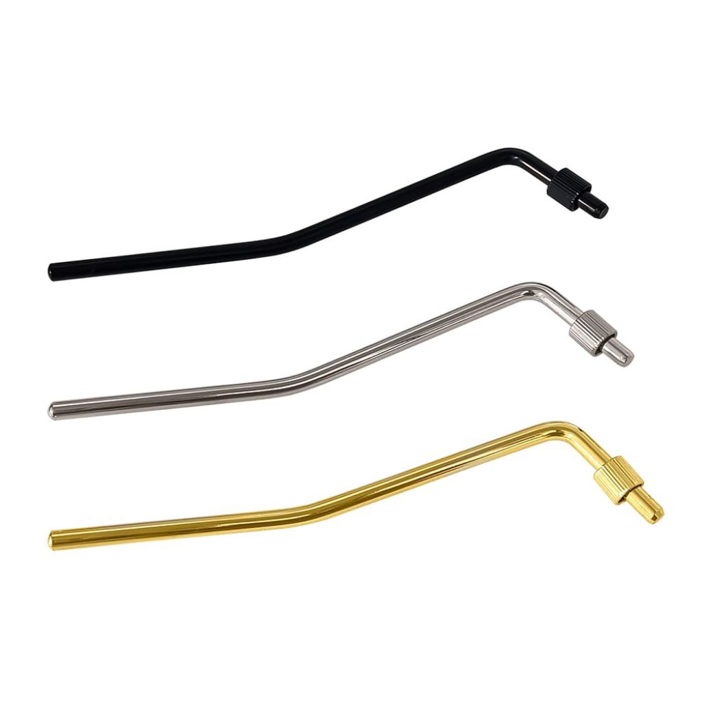 Handle Gitar Tremolo Updown Hitam Chrome Gold