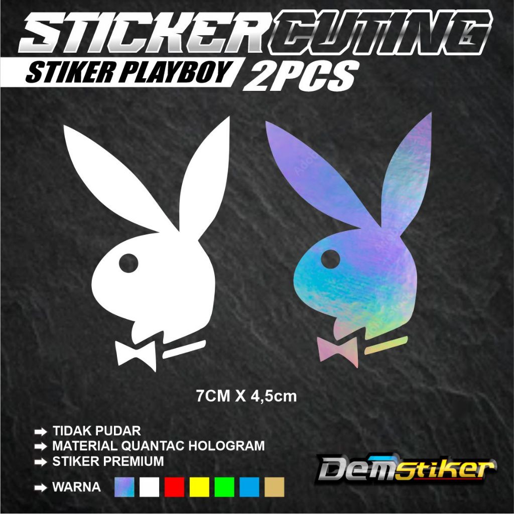 

STIKER LOGO PLAYBOY STIKER CUTING KEREN