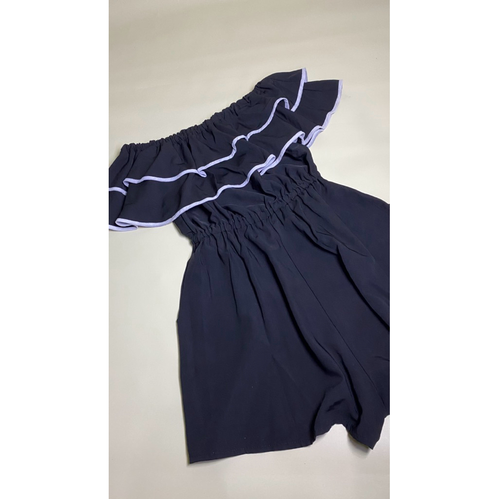 Pl jumpsuit sabrina wanita korean style