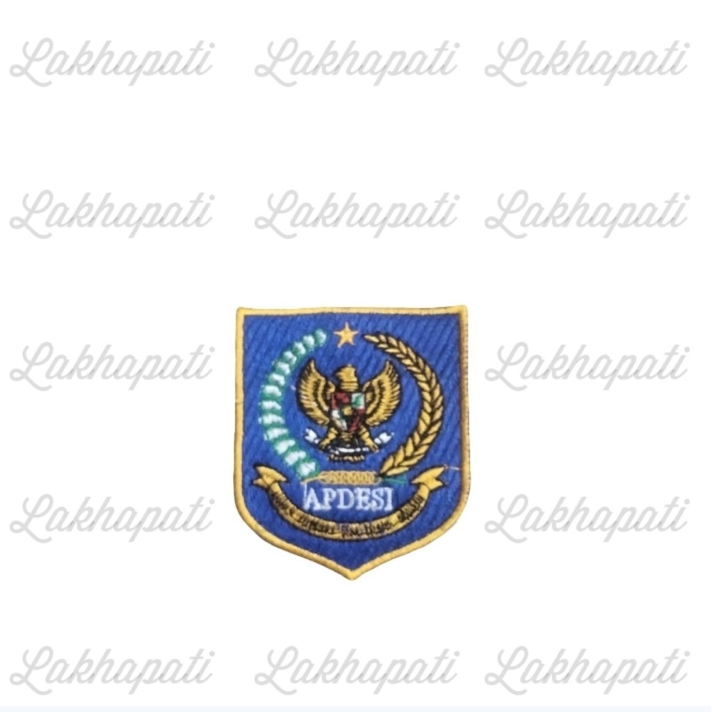 Bordir / Logo / Patch APDESI, Asosiasi Pemerintah Desa Seluruh Indonesia