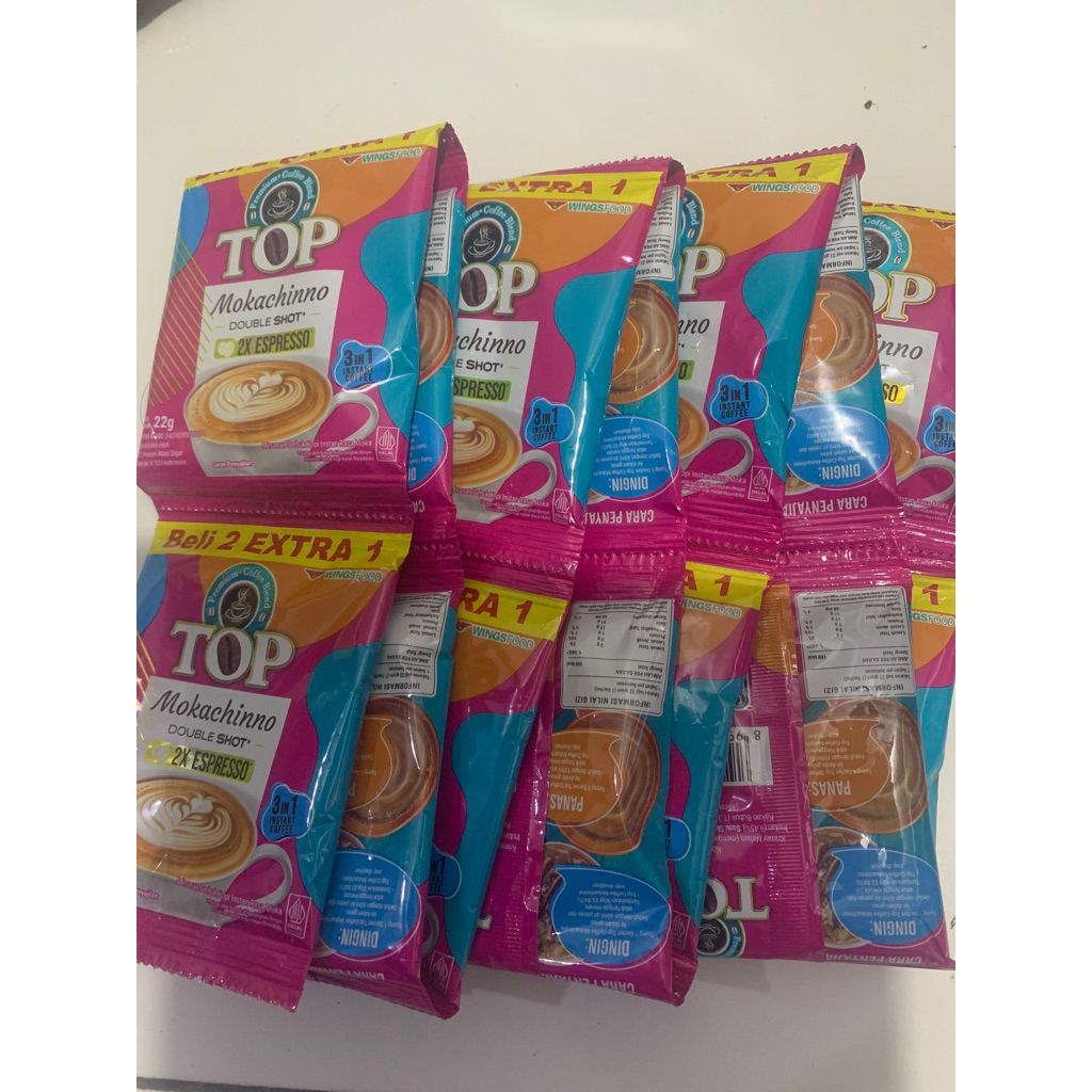 

TOP MOKACHINNO 22g ( 1RENCENG ISI 15pcs)