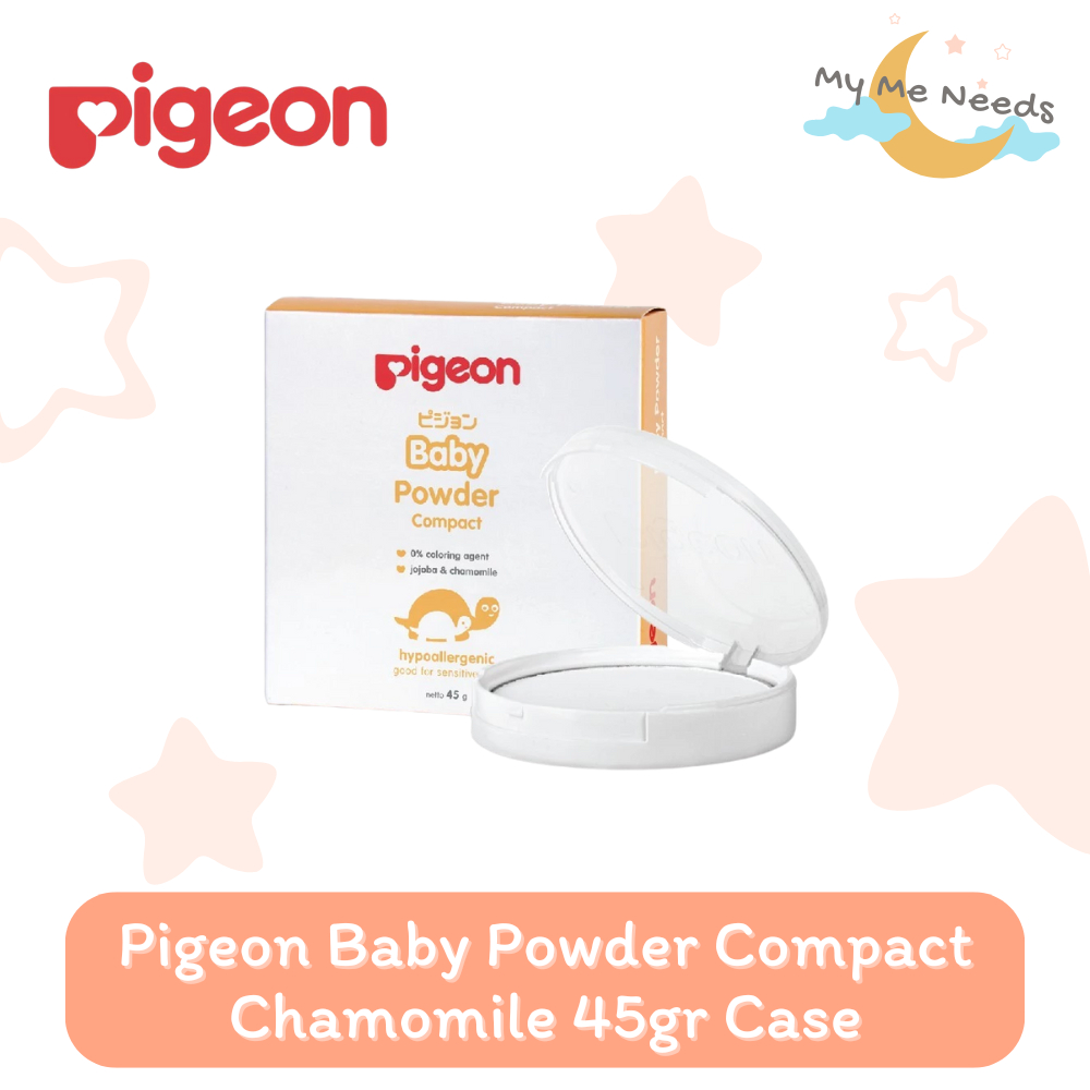 Bedak Bayi | Bedak Padat Bayi | Bedak Pigeon Padat Bayi | Bedak Case | Pigeon Powder Compact 45gr