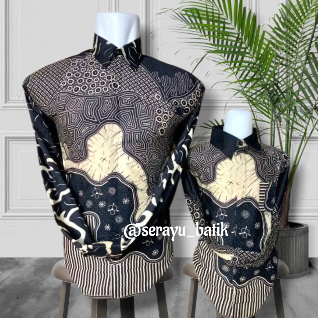 Batik Couple Ayah Dan Anak Premium Katun Solo Lengan Panjang Couple Anak Dan Ayah Motif Terbaru Simp