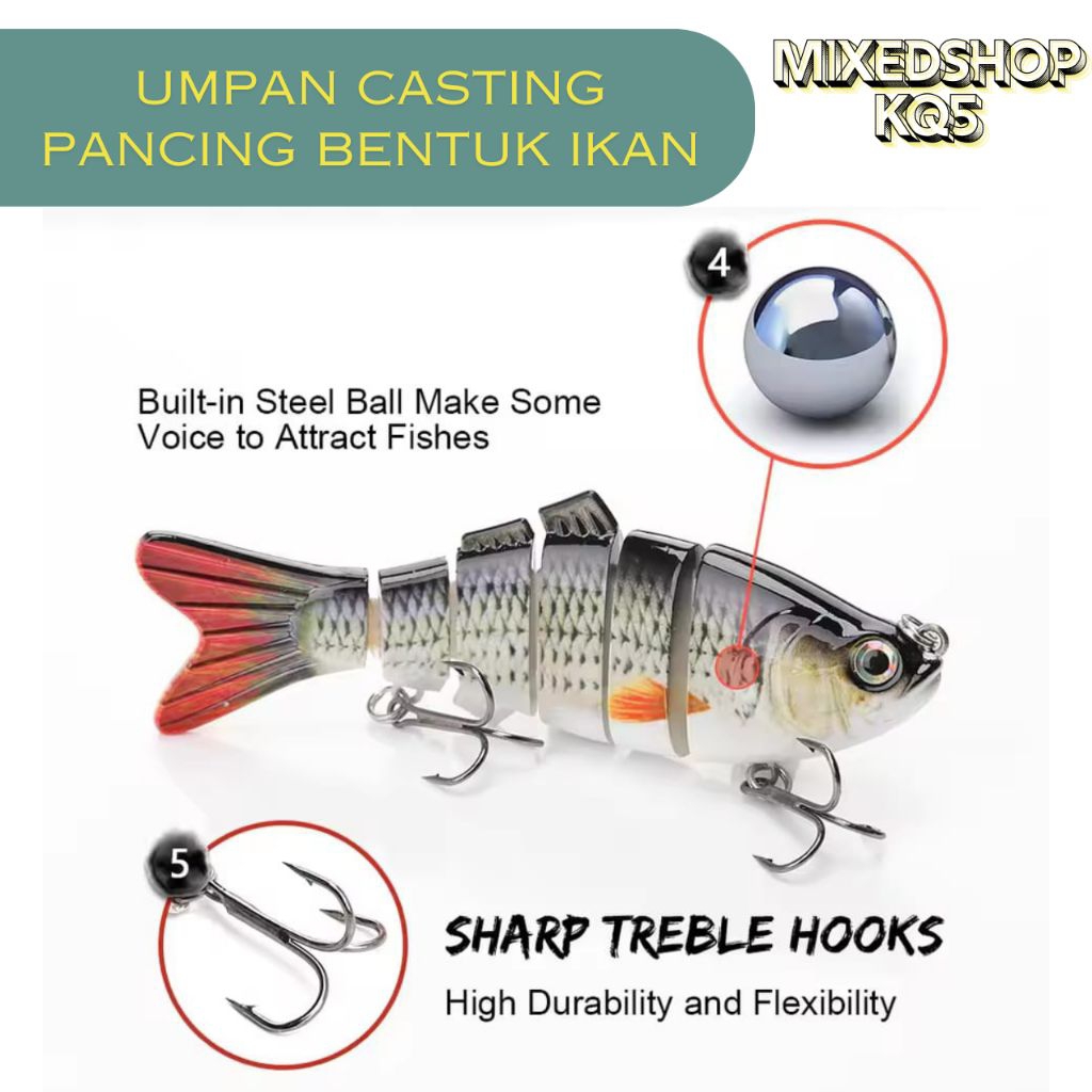 UMPAN CASTING || KAIL PANCING BENTUK IKAN || UMPAN CASTING BENTUK IKAN