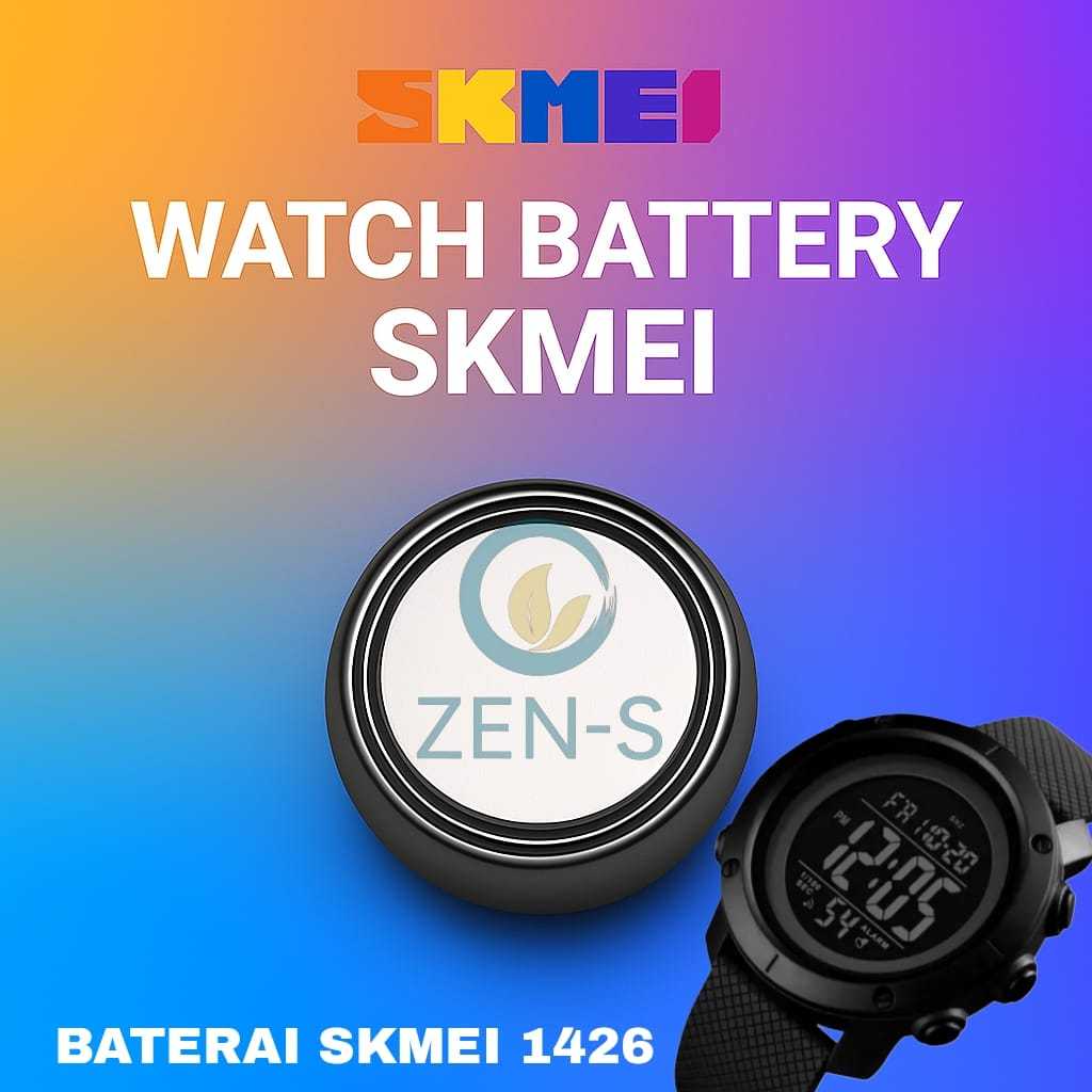 Baterai Jam Tangan Skmei 1426 Battery Batrei Skmei 1426 Original
