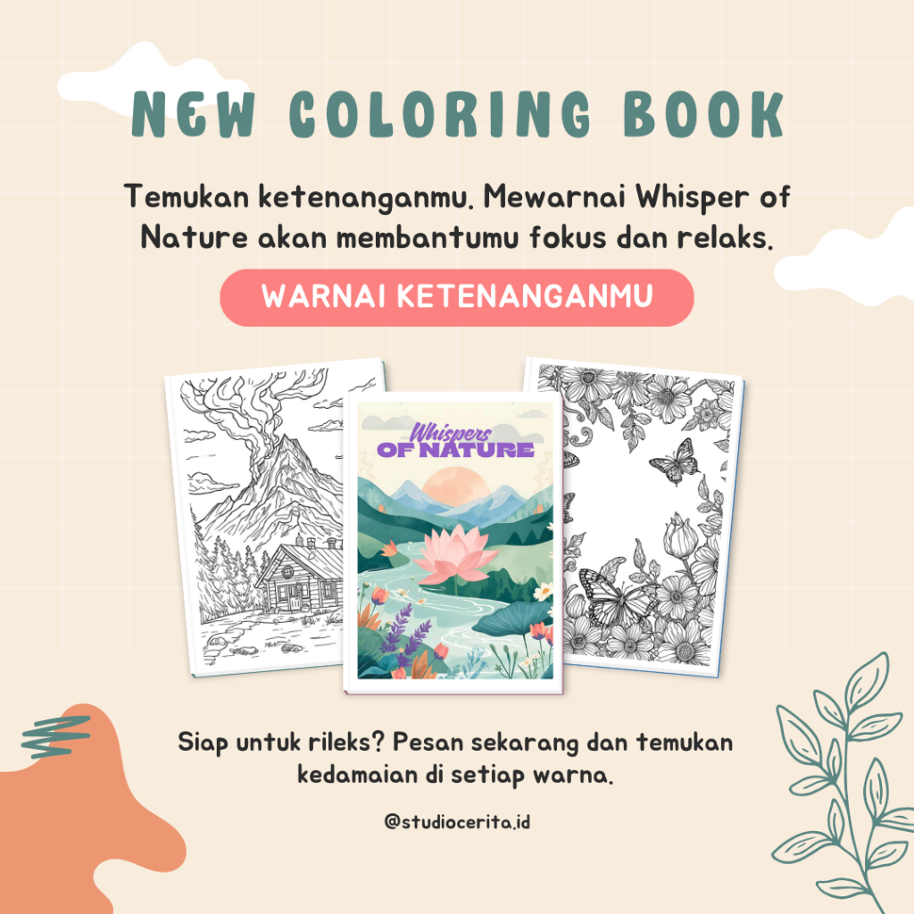 

Coloring Book "Whisper of Nature