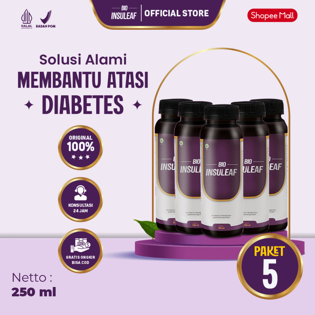 

Bio Insuleaf Original – Suplemen Herbal Premium Membantu Menurunkan Gula Darah Aman
