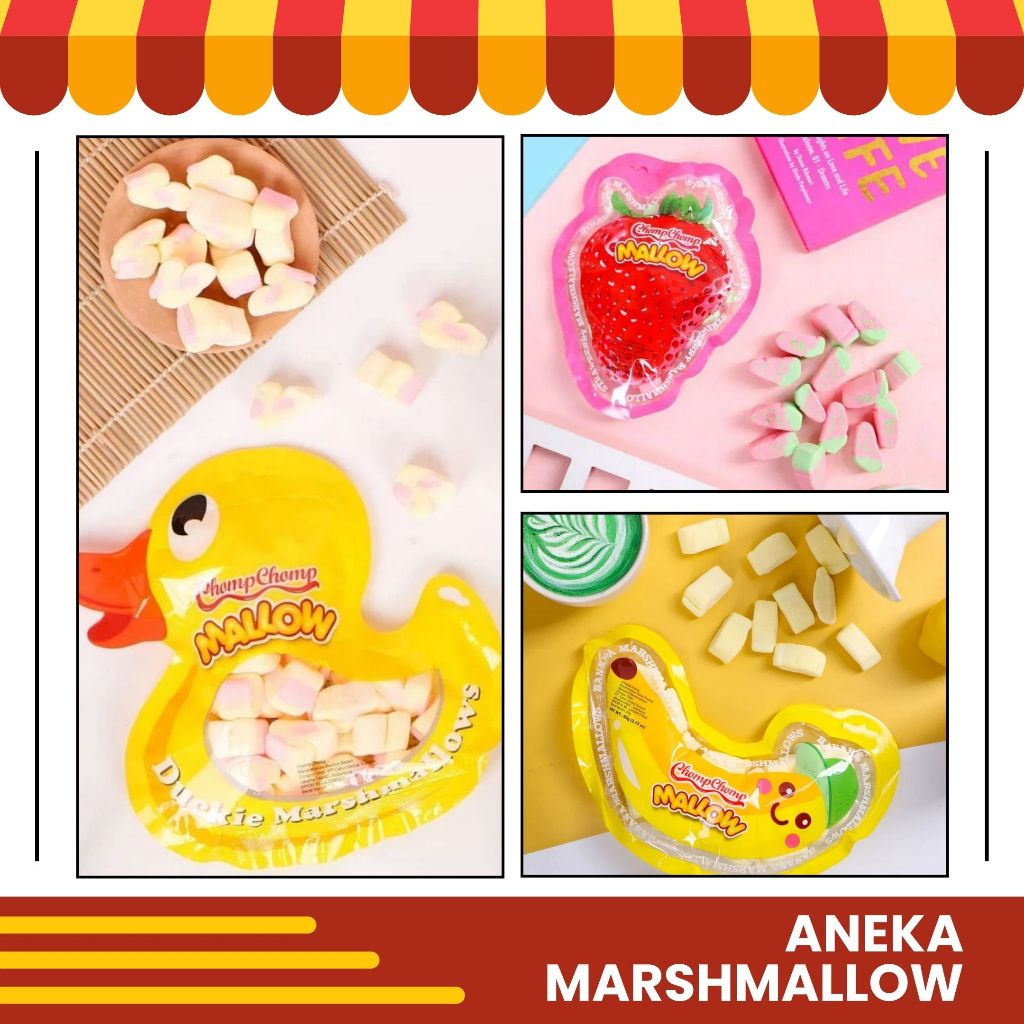 

Permen Marshmallow Karakter Burger Marsmellow Banana Marsmallow Beragam Rasa Marshmellow ChompChomp