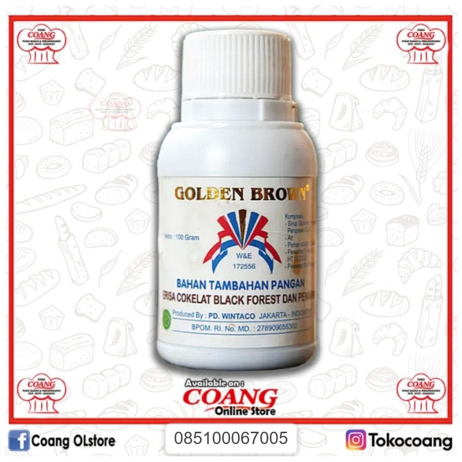 

GOLDENBROWN COKLAT BLACKFOREST 100 ML