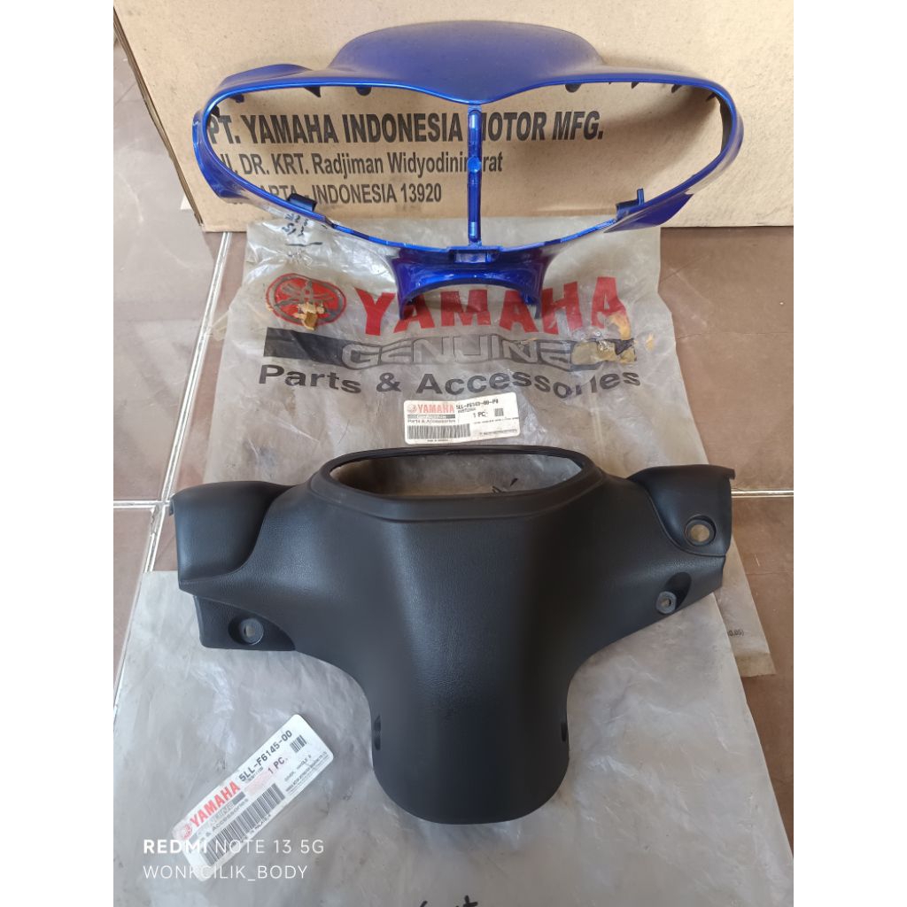 5LL-F6145-00 batok lampu depan belakang yamaha jupiter Z lama biru original ygp