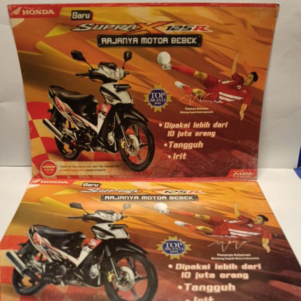 brosur poster leaflet katalog Honda Supra x125 R