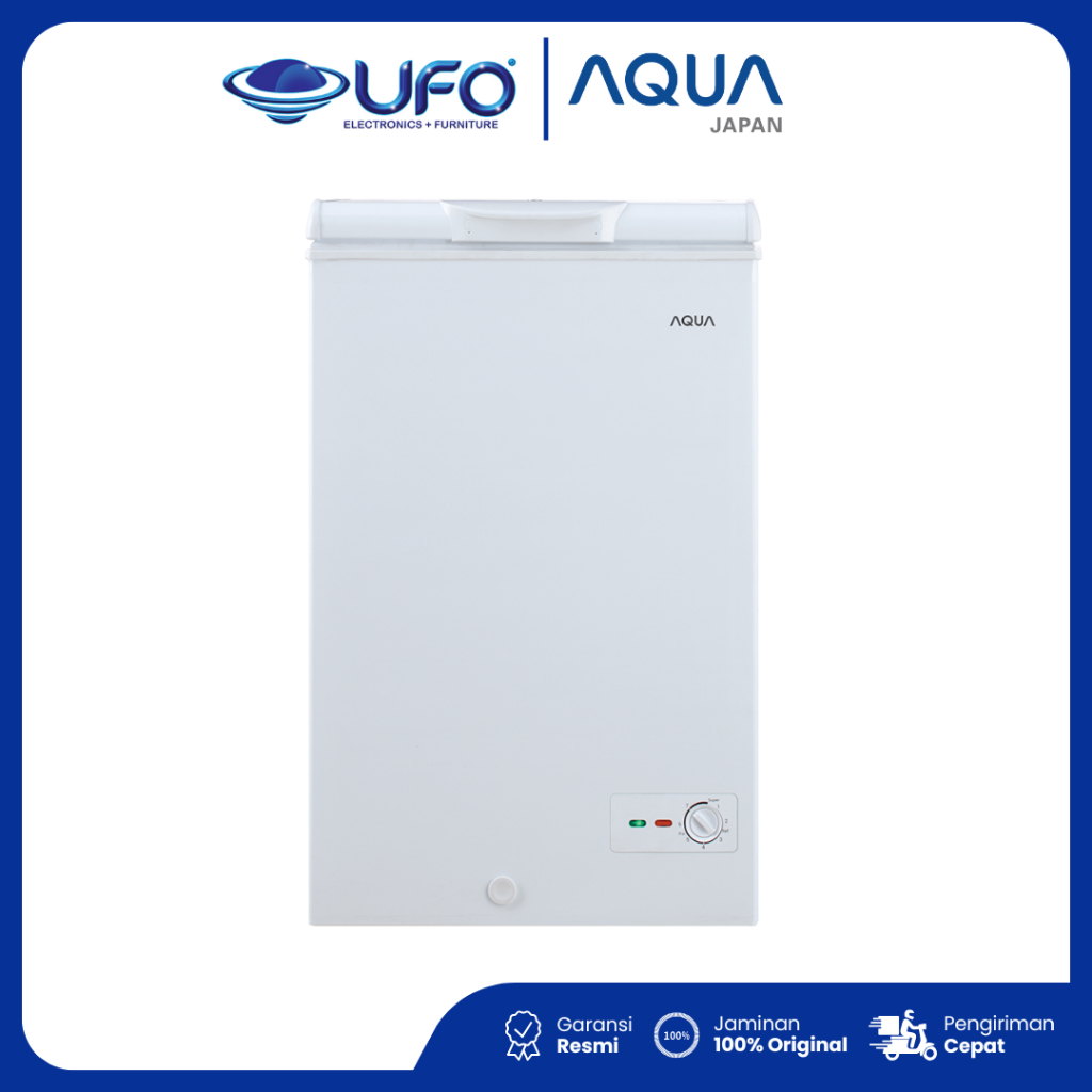 Aqua Chest Freezer Box 100 Liter AQF120HC – Freezer Hemat Energi dengan Kapasitas Besar & Pendingina