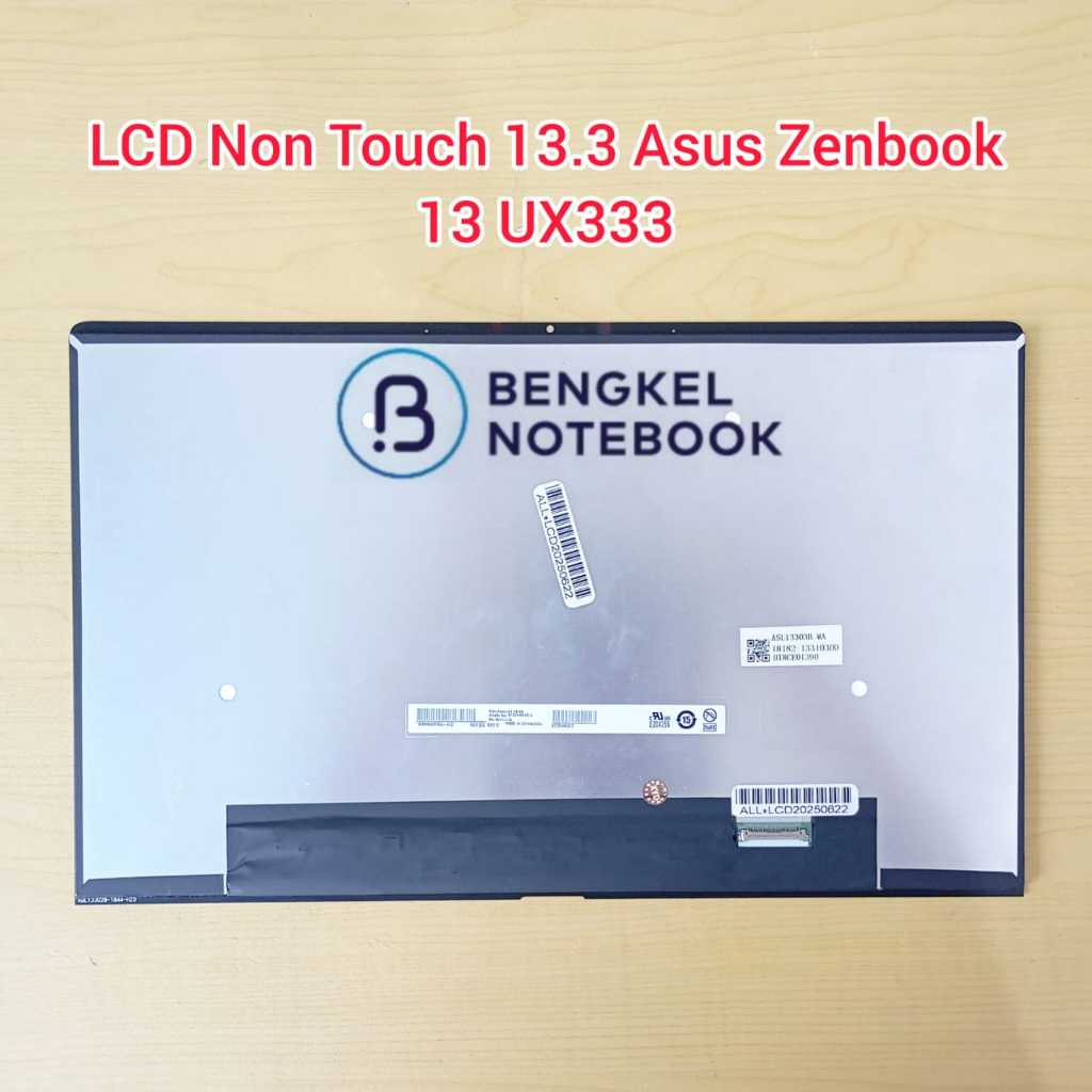 LCD Non Touchscreen 13.3” LED Asus ZenBook 13 UX333 UX333F UX333FN UX333FA UX333FLC + Glass