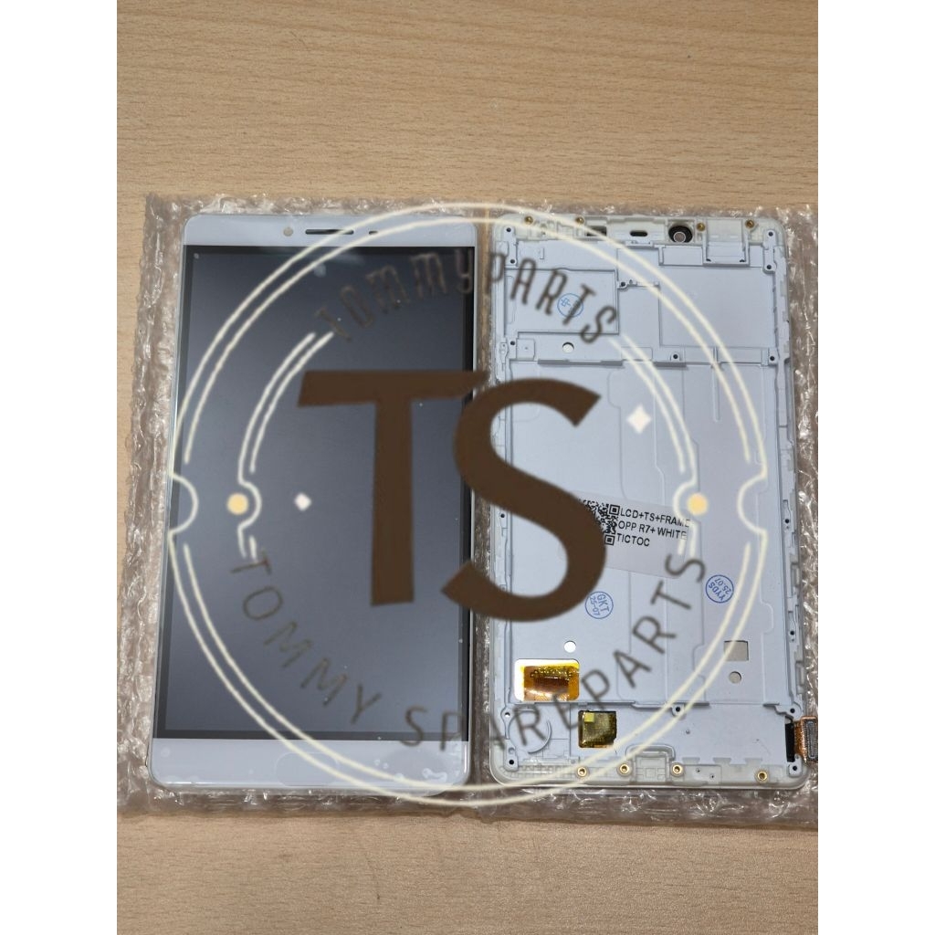 LCD TOUCHSCREEN PLUS FRAME OPPO R7 PLUS ORIGINAL