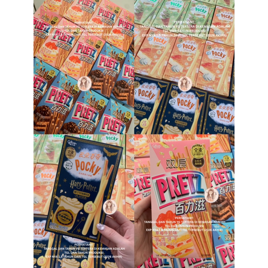 

READY STOCK POCKY & PRETZ LIMITED EDITION IMPORT | CHEESECAKE | BUTTER BEER HARRY POTTER | MATCHA ICE CREAM | STRAWBERRY CHEESECAKE | CHOCOLATE CAKE